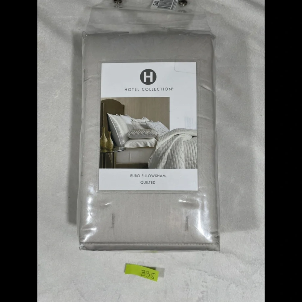NIB‎ Hotel Collection Opalescent Quilted Euro Sham